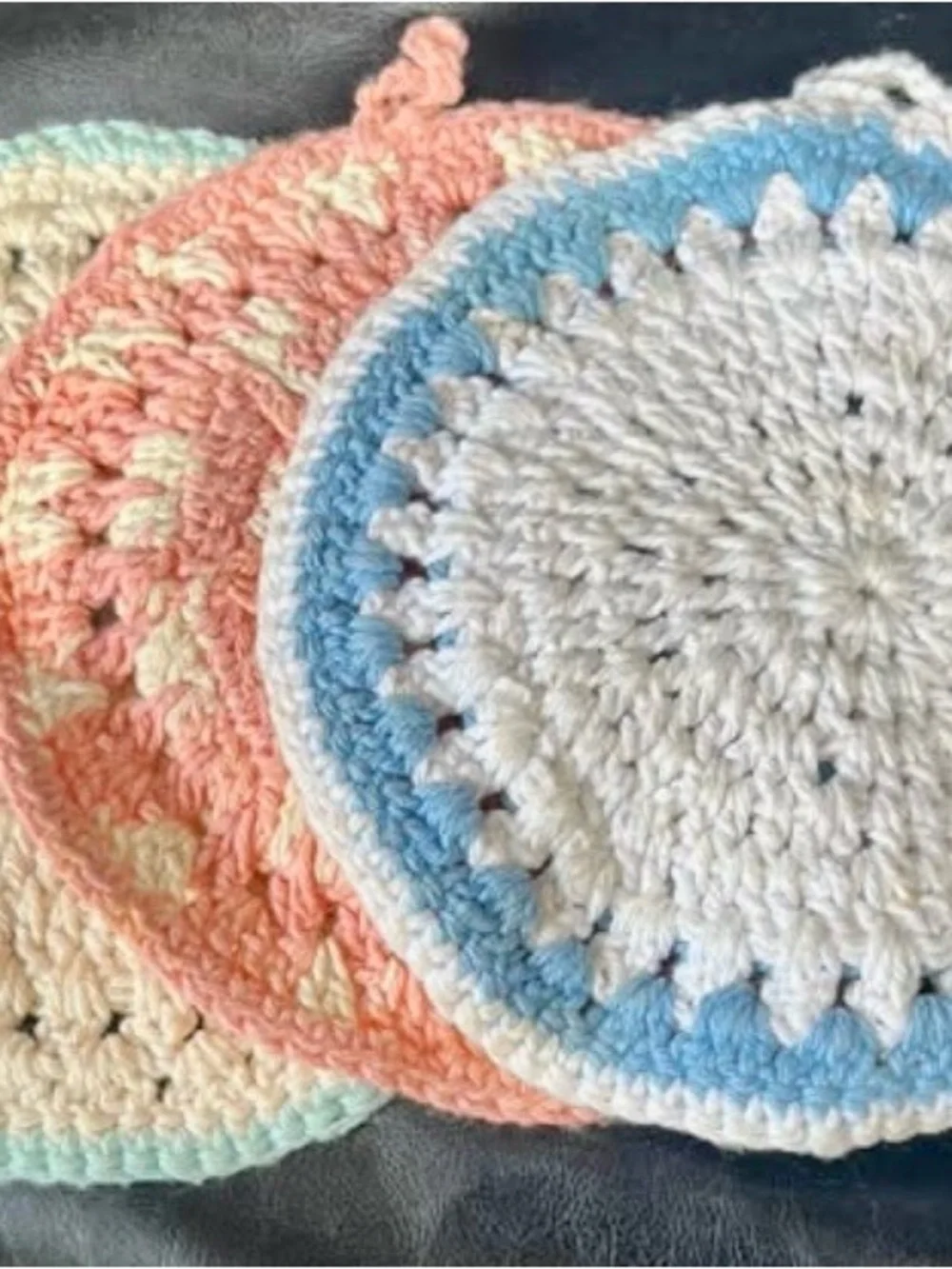 Vintage Handmade Potholders Hot Pads